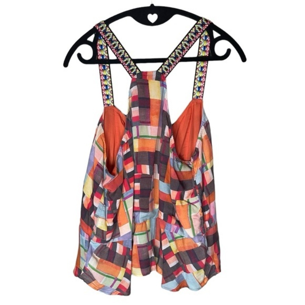 Anthropologie Pilcro Abstract Peplum Multicolor
Geometric Tank Top Size Large - Picture 3 of 11